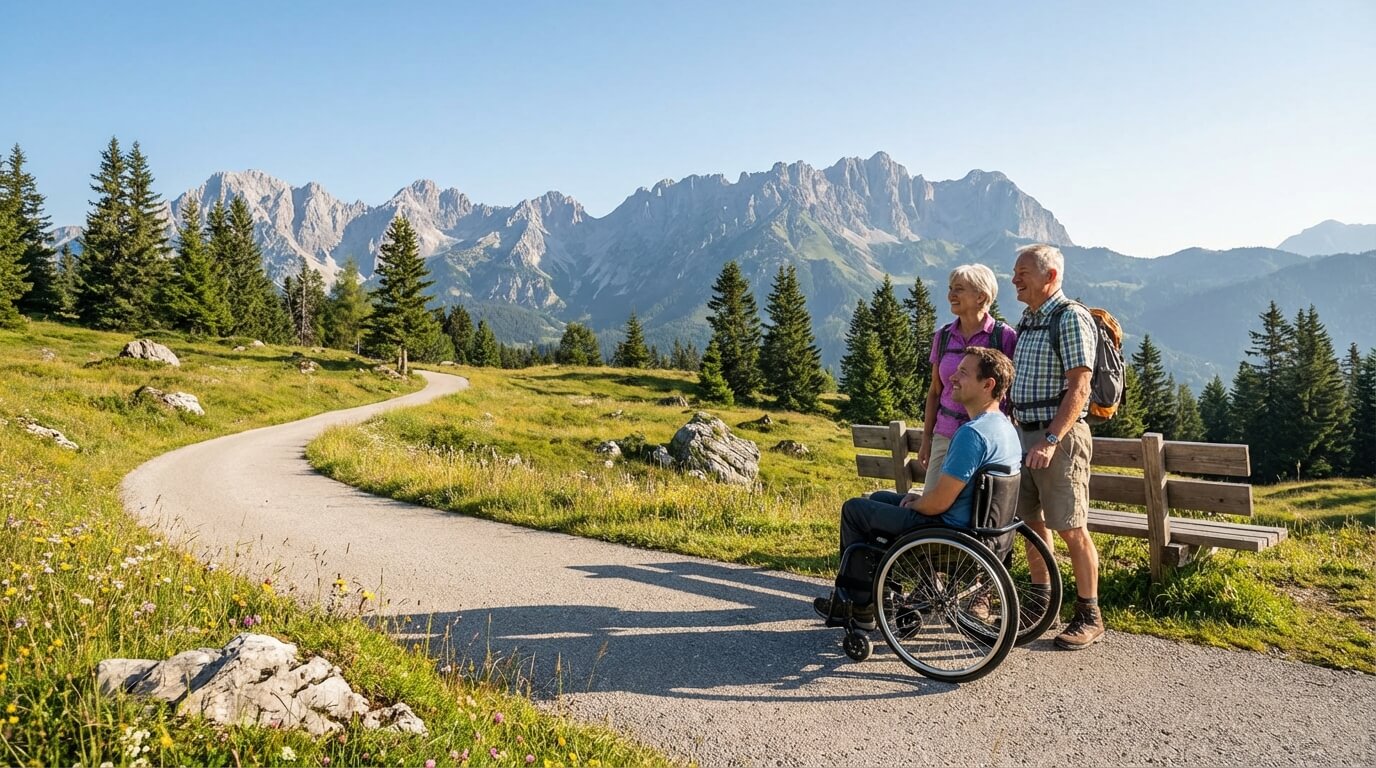 Barrierefreie Wanderwege in Österreich