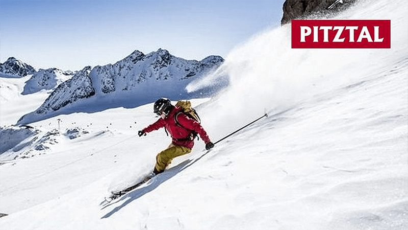 Trauen sich Klara und Peter über den steilen Tiefschneehang?