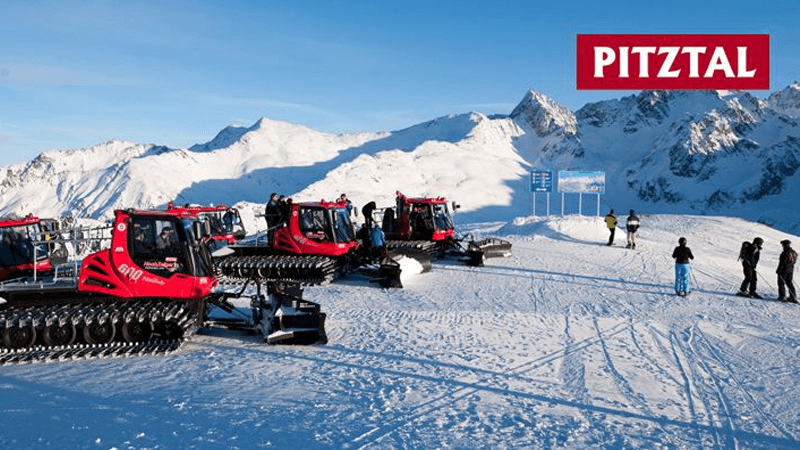 Abenteuerlicher Pistenritt im Abendrot