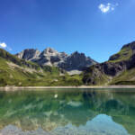 Alpe Lünersee - herrlich eingebettet in die Berglandschaft des Rätikons