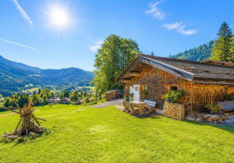 Hütte in Heutal für 8 Personen