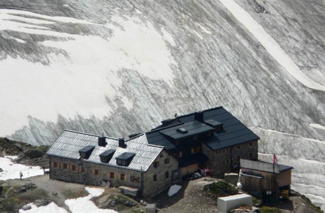 Braunschweiger Hütte, 2759 m Seehöhe, Ötztaler Alpen