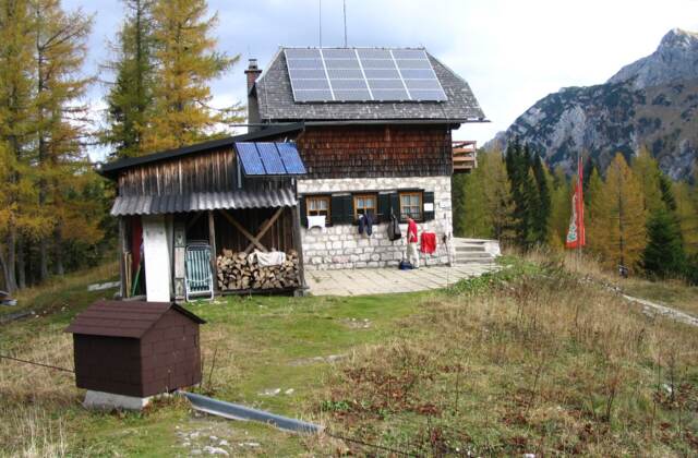 Ebenseer Hochkogelhütte, 1558 m Seehöhe, Totes Gebirge