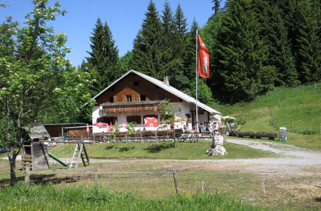 Emser Hütte, 1282 m Seehöhe, Bregenzerwaldgebirge