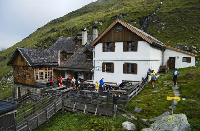 Furtschaglhaus, 2295 m Seehöhe, Zillertaler Alpen