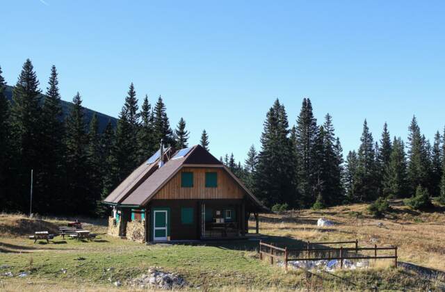 Gloggnitzer Hütte, 1552 m Seehöhe, Rax