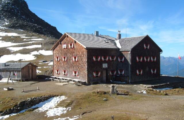 Glorerhütte, 2651 m Seehöhe, Glocknergruppe