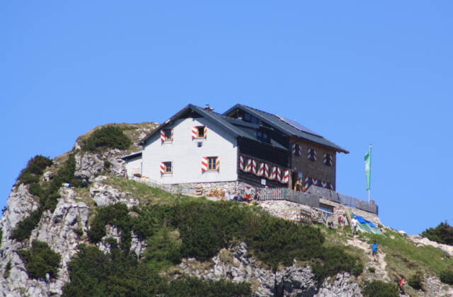 Gmundner Hütte, 1660 m Seehöhe