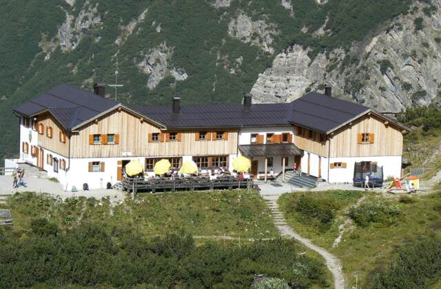 Hanauer Hütte, 1922 m Seehöhe, Lechtaler Alpen