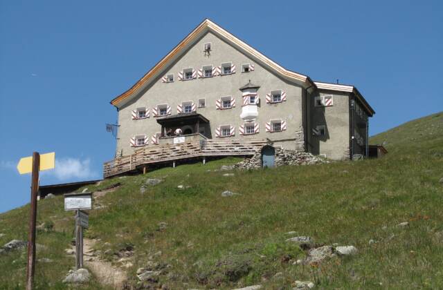 Hochjoch-Hospiz, 2413 m Seehöhe, Ötztaler Alpen
