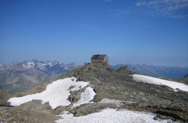 Hochstubaihütte, 3173 m Seehöhe, Stubaier Alpen