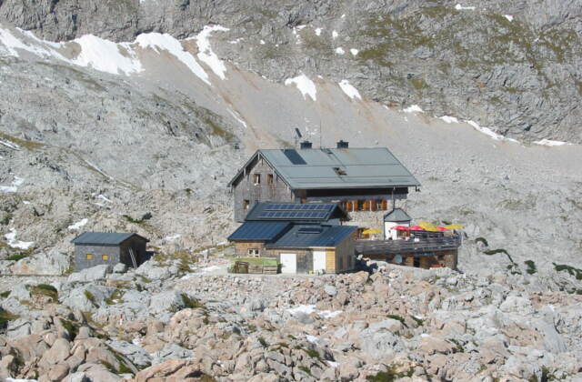Ingolstädter Haus, 2119 m Seehöhe, Berchtesgadener Alpen