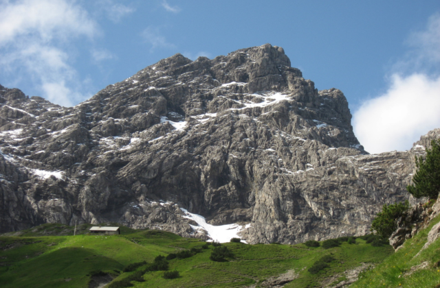 Kaufbeurer Haus, 2005 m Seehöhe, Hornbachkette