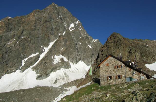 Kaunergrathütte, 2817 m Seehöhe, Ötztaler Alpen