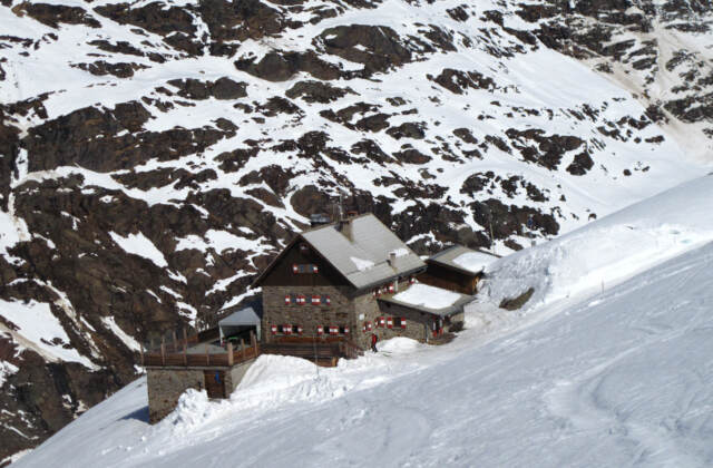 Langtalereckhütte, 2430 m Seehöhe, Ötztaler Alpen