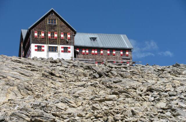 Mannheimer Hütte, 2680 m Seehöhe, Rätikon