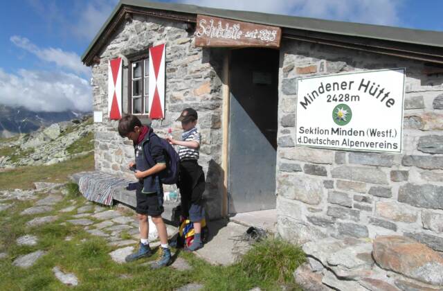 Mindener Hütte, 2431 m Seehöhe, Ankogelgruppe