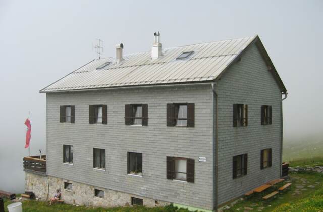 Neue Thüringer Hütte, 2212 m Seehöhe, Venedigergruppe