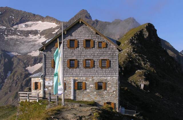 Niedersachsenhaus, 2471 m Seehöhe, Goldberggruppe