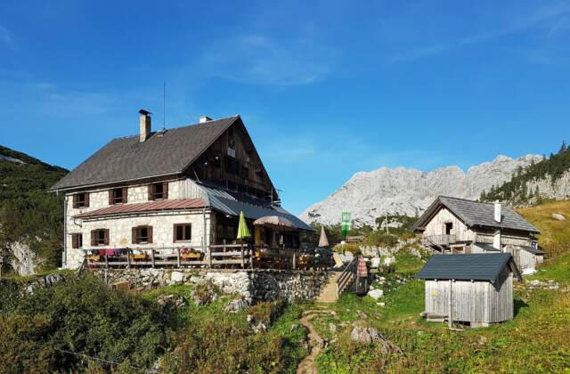 Pühringerhütte, 1638 m Seehöhe, Totes Gebirge
