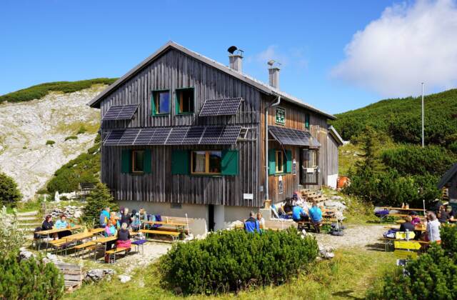 Rieder Hütte, 1765 m Seehöhe, Höllengebirge