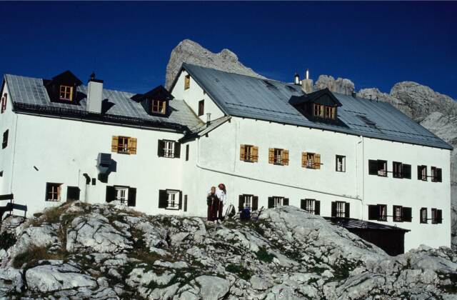 Riemannhaus, 2177 m Seehöhe, Berchtesgadener Alpen