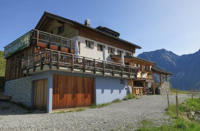 Riffelseehütte, 2293 m Seehöhe, Ötztaler Alpen