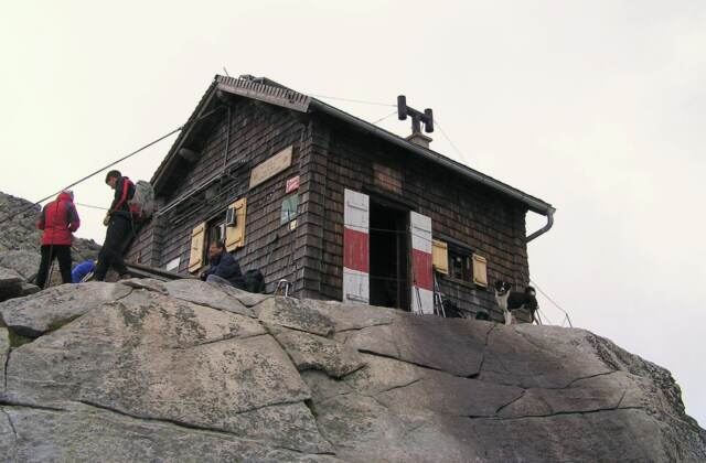 Rojacher Hütte, 2718 m Seehöhe, Goldberggruppe