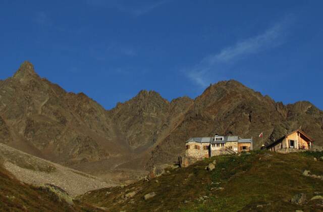 Rüsselsheimer Hütte, 2323 m Seehöhe, Ötztaler Alpen