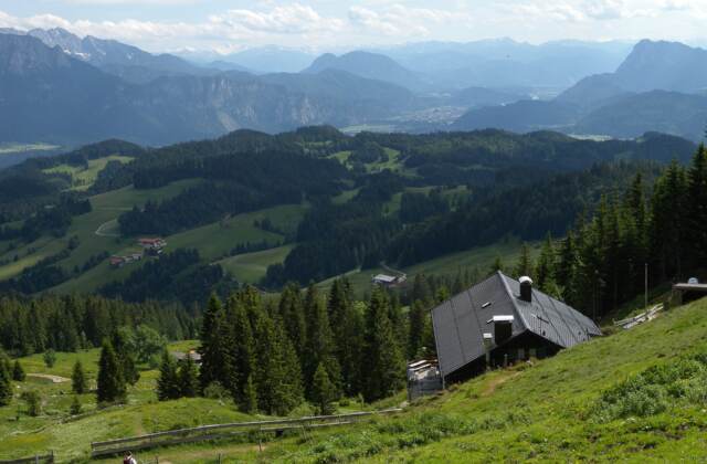 Spitzsteinhaus, 1252 m Seehöhe, Chiemgauer Alpen
