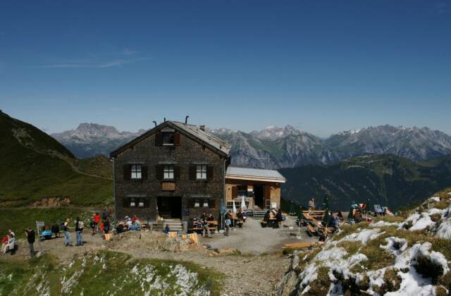 Wormser Hütte, 2307 m Seehöhe, Verwall