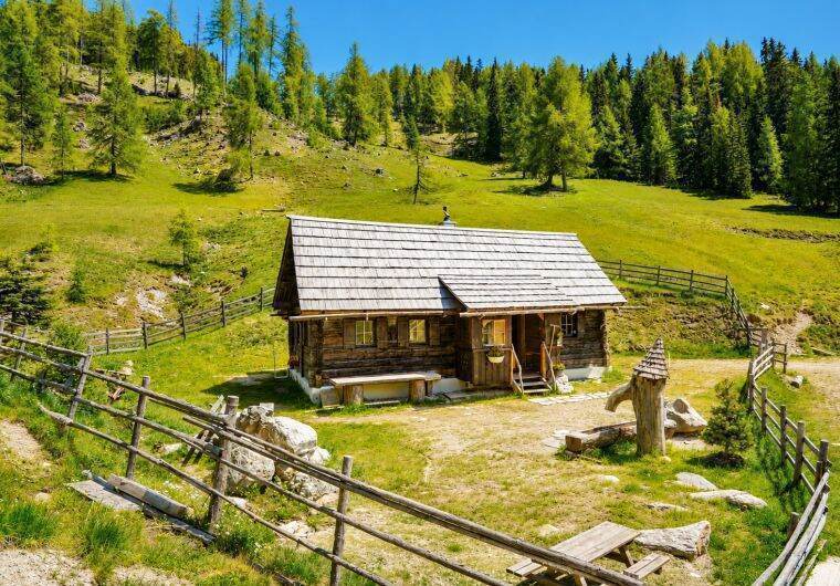 Hütte in Seetal für 6 Personen