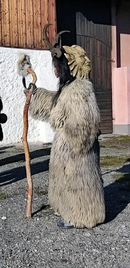 Die Perchta, Anführerin der Salzburger Schiachpercht'n