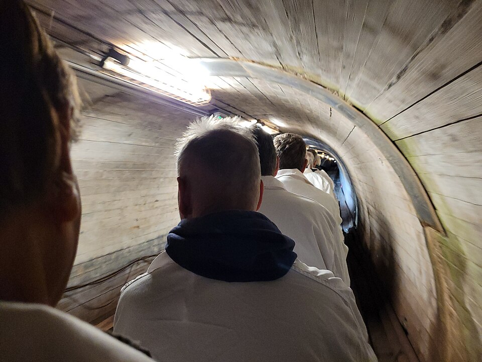 Grubenbahn im Salzbergwerk Hallein am Dürrnberg